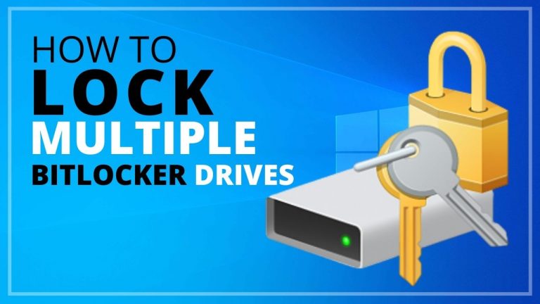 How to lock bitlocker Drive | bitlocker window 7/10 | Multiple driver