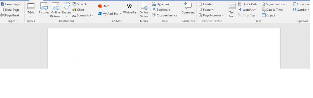 ms word insert tab in hindi