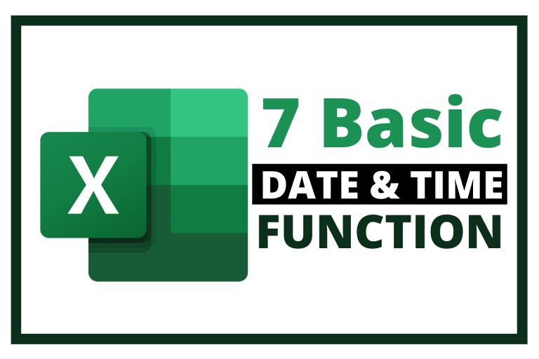 How to Insert Date and Time in MS Excel