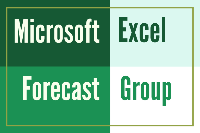 How to use Forecast Group in MS Excel