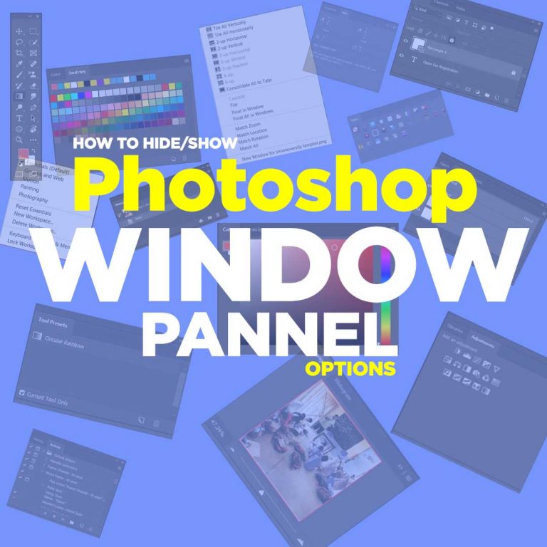 How to use Photoshop window menu | Photoshop tutorial in Hindi