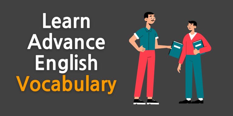 Advance English vocabulary Exercises pdf list Part 4