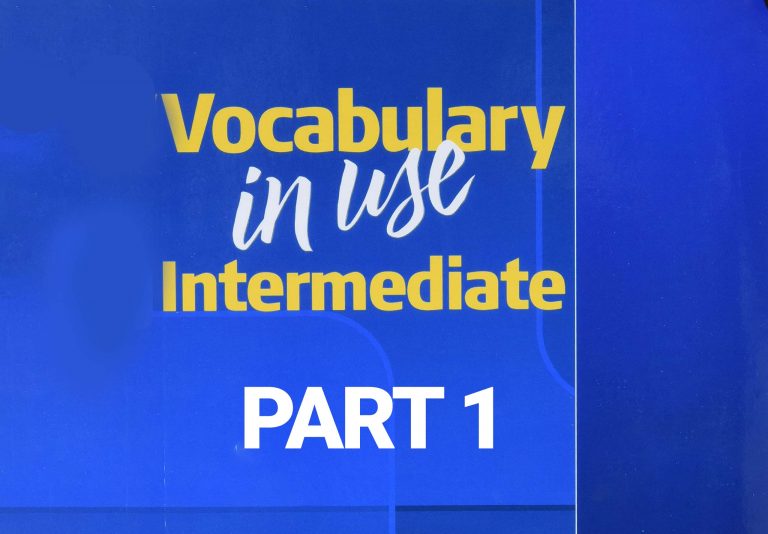 List of Intermediate Vocabulary Exercises 1