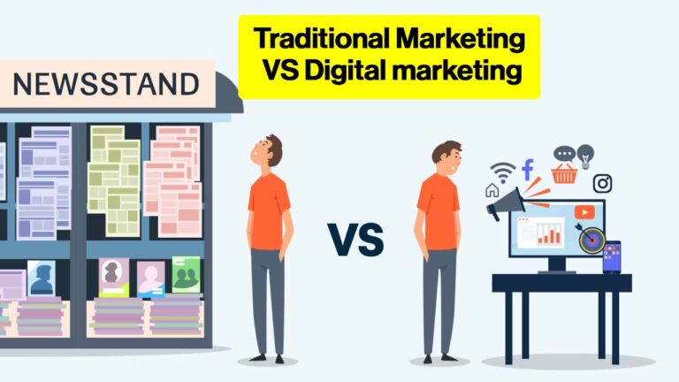 Difference between Digital marketing and traditional marketing