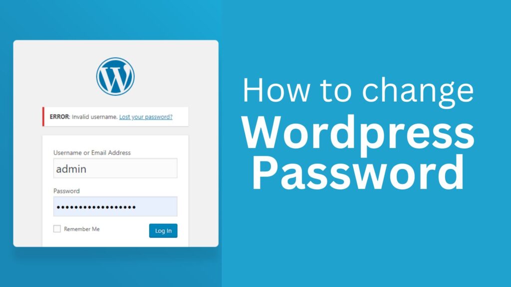 WordPress website ka Password keise chnage करें