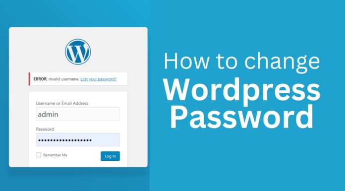WordPress website ka Password keise chnage करें