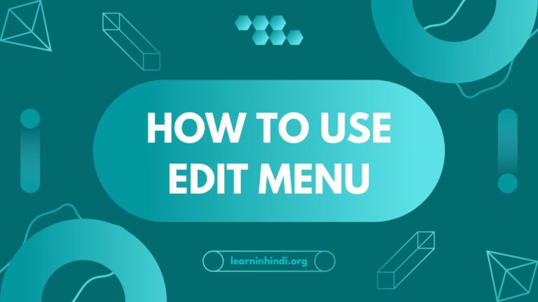 How to use Edit menu Transform option in Photoshop