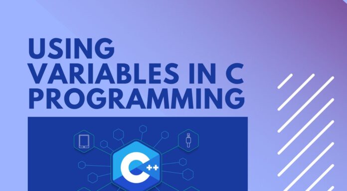 using variables in c language